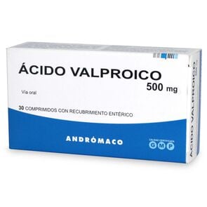 Ácido Valproico 500 mg 30 Comprimidos Recubiertos - Andromaco