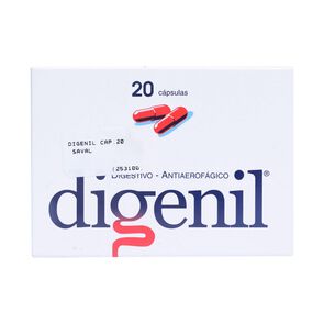 Digenil Pancreatina 230 mg 20 Cápsulas - Saval