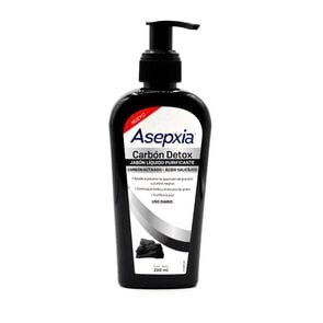 Jabón Líquido de Carbón Purificante 200 ml - Asepxia