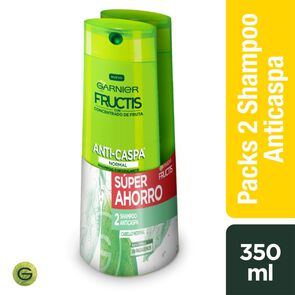 Product image of Pack Anticaspa Normal Shampoo Anticaspa Cabello Normal 350 mL + Shampoo 350 mL - Fructis