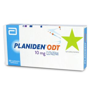 Planiden ODT Clotiazepam 10 mg 30 Comprimidos Dispersable - Recalcine