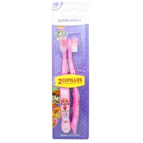 Product image of Paw Patrol Cepillo Dental con Limpia Lengua Extra Suave +2 Años x2 - Gelatti