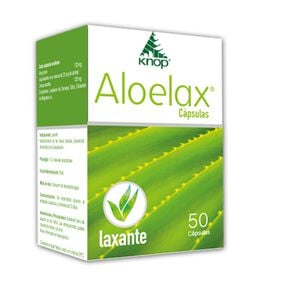 Aloe Lax Aloina 130 mg 50 Cápsulas - Knop