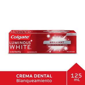 Luminous White Pasta Dental Brilliant White 125 mL - Colgate