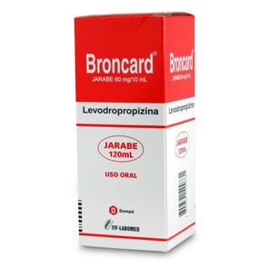 Broncard Levodropropizina 60 mg / 10 ml Jarabe 120 mL - Labomed