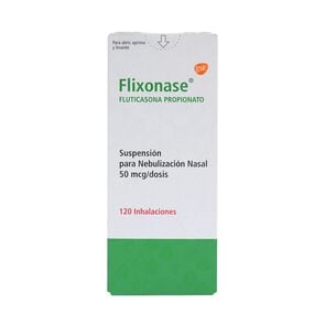 Flixonase Fluticasona Propionato 50 mcg Suspensión Nasal 120 Dosis - Glaxo