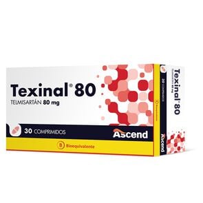 Texinal 80 Telmisartán 80 mg 30 Comprimidos - Ascend