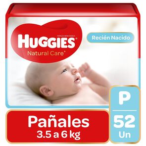 Product image of Natural Care Pañal Unisex Talla P 52 Unidades - Huggies