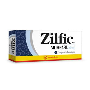 Zilfic Sildenafil 50 mg 1 Comprimido Recubierto - Milab