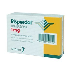 Risperdal Risperidona 1 mg 20 Comprimidos - Janssen