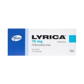 Lyrica Pregabalina 75 mg 14 Cápsulas - Pfizer