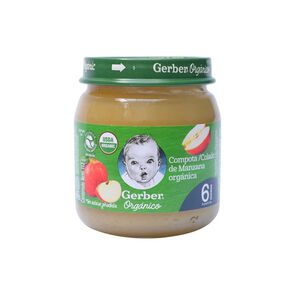 Product image of Colado Manzana Orgánico Sin Azúcar Añadida Partir de 6 Meses 113 grs - Gerber