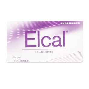 Elcal Calcio 320 mg 30 Cápsulas - Andromaco etico