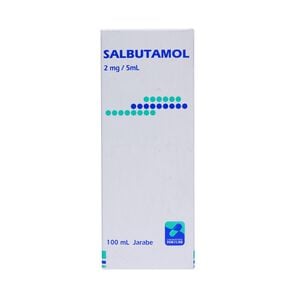 Salbutamol 2 mg/5mL Jarabe 100 mL - Genericos varios