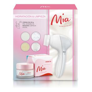 Product image of Hidratacion y Limpieza Crema dia Piel Sensible 50g + Maquina Limpieza Facial - Mia