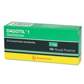 Product image of Dagotil Risperidona 1 mg 30 Comprimidos - Royal pharma