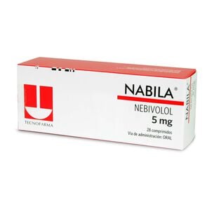 Nabila Nebivolol 5 mg 28 Comprimidos - Tecnofarma