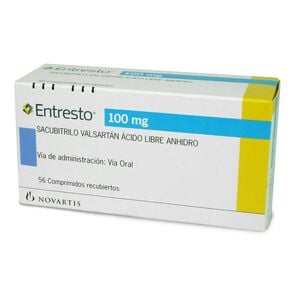 Product image of Entresto Sacubitrilo ValsartAcL/Anhid 100 mg 56 Comprimidos - Axon