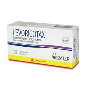 Levorigotax Levocetirizina 5 mg 60 Comprimidos - Prater