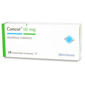 Concor Bisoprolol 10 mg 28 Comprimidos Recubiertoss - Perfauer