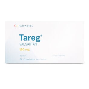 Tareg Valsartan 160 mg 56 Comprimidos Recubierto - Axon