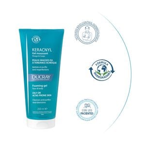 Keracnyl Gel Limpiador 200 mL - Ducray