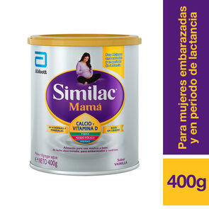 Product image of Mamá Alimento Especial Embarazadas o Nodrizas en Polvo sabor Vainilla 400 grs - Similac