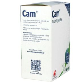 Cam Betametasona 2 mg Jarabe 120 mL - Laboratorio chile