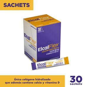 Elcal Flex Colageno Hidrolizado Polvo Suspension Oral 30 Sobres