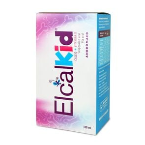 Elcal Kid Calcio 50 mcg100 Suspensión Oral 180 mL - Andromaco etico