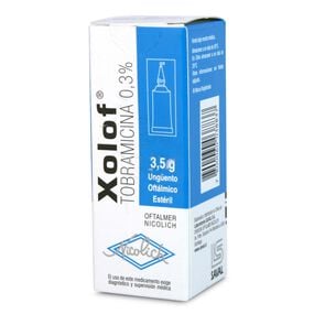 Product image of Xolof Tobramicina 0,3% Unguento Oftalmico 3,5 gr - Saval