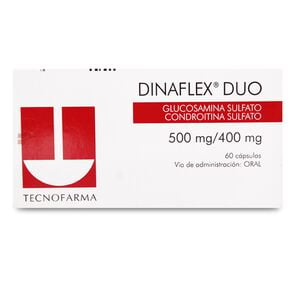 Dinaflex-Duo Glucosamina Sulfato 500 mg 60 Cápsulas - Tecnofarma