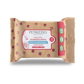 Product image of Toallitas Desmaquillantes Biodegradable Rosas 25 unidades - Petrizzio