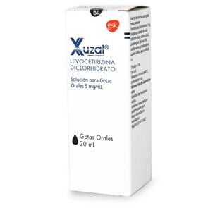 Xuzal Levocetirizina 5 mg/ml Solución Oral 20 mL - Glaxo farma