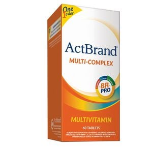 Product image of Multivitamínico ActBrand Multi-Complex 60 tabletas - Nutrigen