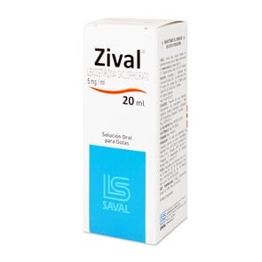 Zival Levocetirizina 5 mg / mL Solución Oral Gotas 20 mL - Saval