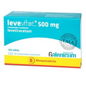 Product image of Levevitae Levetiracetam 500 mg 30 Comprimidos - Galenicum