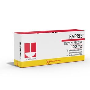 Product image of Fapris Desvenlafaxina 100 mg 30 comprimidos de liberación prolongada - Tecnofarma