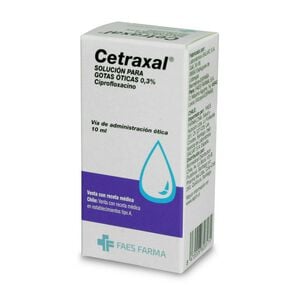 Cetraxal Ciprofloxacino 0,3% Gotas 10 mL - Faes farma