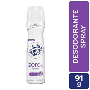 Zero Lavanda Aerosol 91g - Lady speed stick