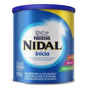 Fórmula Láctea Infantil Inicio (0-6 meses) 800 gr - Nidal