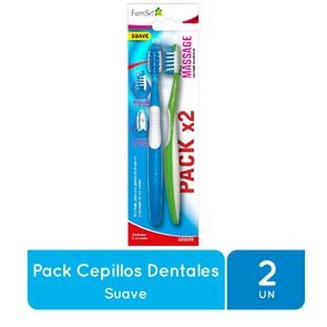 Cepillo Dental Adulto Suave x2 - Family set