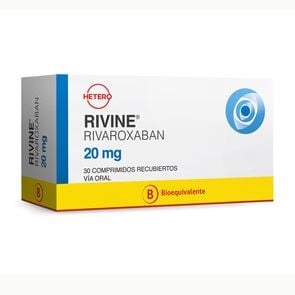 Rivine 20 mg 30 Comprimidos - Seven pharma