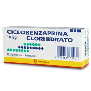 Product image of Ciclobenzaprina 10 mg 20 Comprimidos - Mintlab