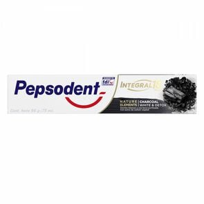 Product image of Pasta Dental Integral 18 hrs Elementos Naturales Charcoal White & Detox 75 mL - Pepsodent