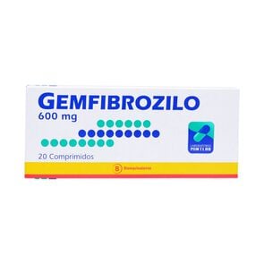 Gemfibrozilo 600 mg 20 Comprimidos - Mintlab