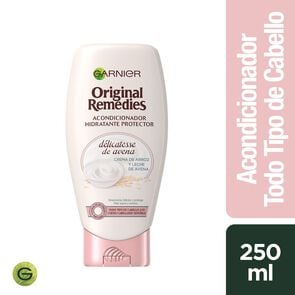 Acondicionador Hidratante Protectora Crema de Arroz Y Leche de Avena 250 mL - Original remedies