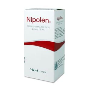 Nipolen Clorfenamina 2 mg/5mL Jarabe 100 mL - Milab