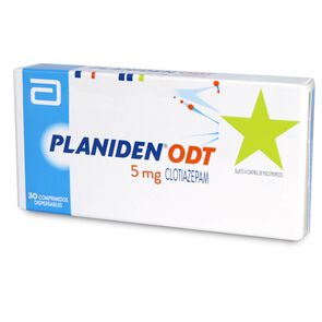 Product image of Planiden ODT Clotiazepam 5 mg 30 Comprimidos Dispersable - Recalcine