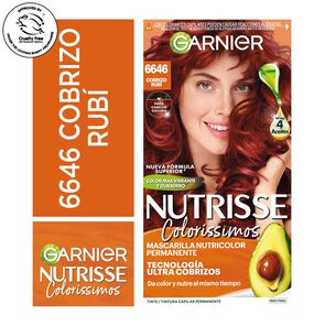 Product image of Coloración Garnier Colorissimos 6646 Cobrizo Rubí - Nutrisse